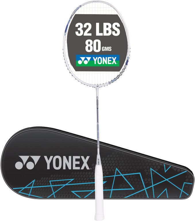 YONEX  Astrox Attack 9 White Strung Badminton Racquet (Pack of: 1, 80 g)