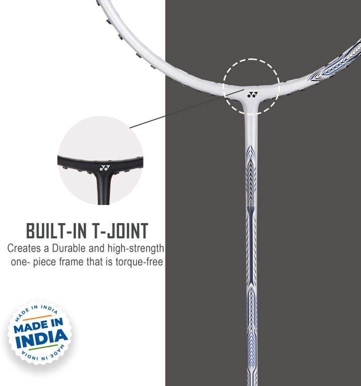 YONEX  Astrox Attack 9 White Strung Badminton Racquet (Pack of: 1, 80 g)