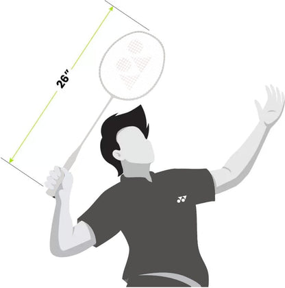 YONEX  Astrox Attack 9 White Strung Badminton Racquet (Pack of: 1, 80 g)