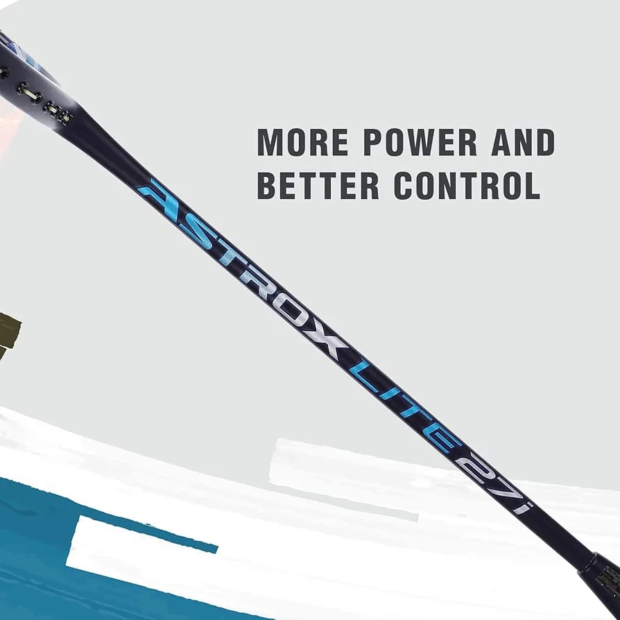 YONEX Graphite Badminton Racquet Astrox Lite 27i (G4 , 77 Grams , 30 lbs Tension , Blue)
