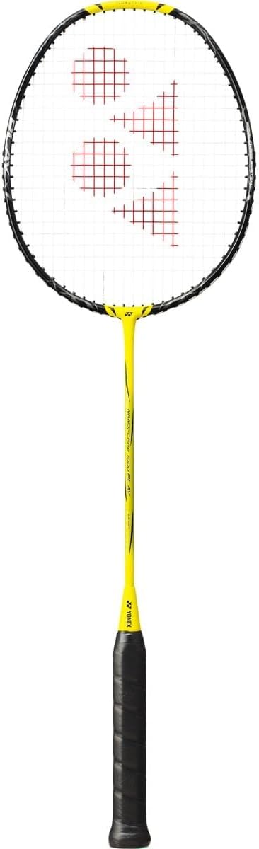 YONEX Carbon Graphite Nanoflare 1000 Play Badminton Racquet (4UG5) - Prestrung, Yellow