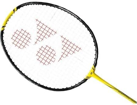 YONEX Carbon Graphite Nanoflare 1000 Play Badminton Racquet (4UG5) - Prestrung, Yellow